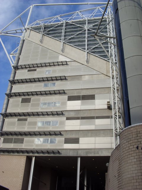 Side of the Milburn Stand